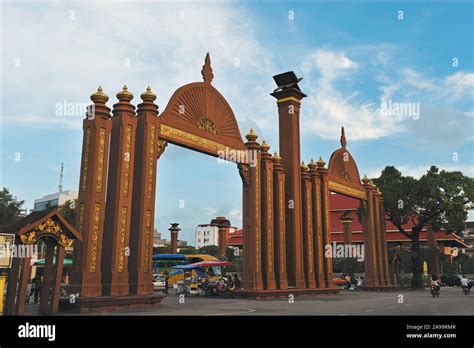 Sultan Ismail Petra Arch Kota Bharu Kelantan Malaysia Stock Photo