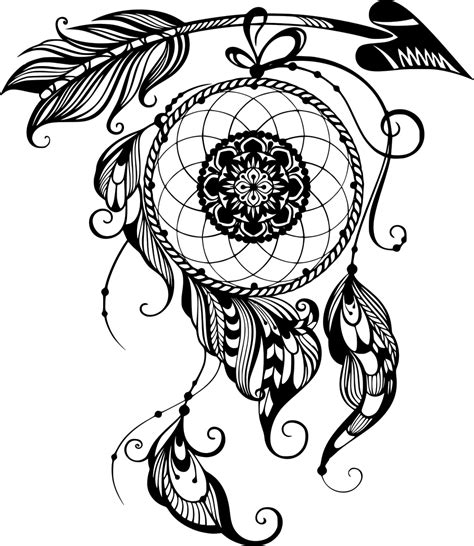 See related links to what you are looking for. Dreamcatcher Line Drawing | Free download on ClipArtMag