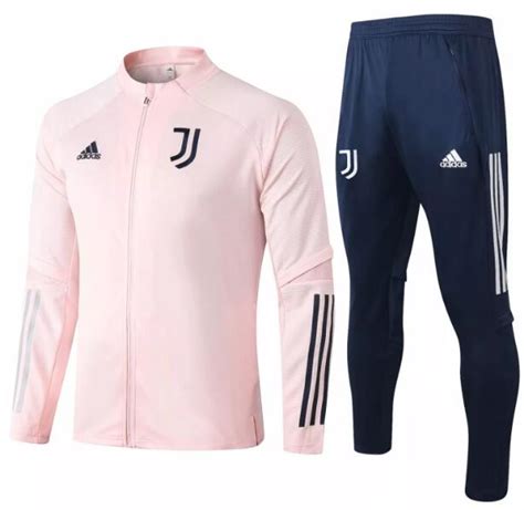 20/21 Juventus Tracksuit Pink Training Jacket With Pants Model[2011265