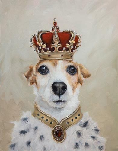Dog Canvas Painting Animal Paintings Canine Art Dog Art Costume