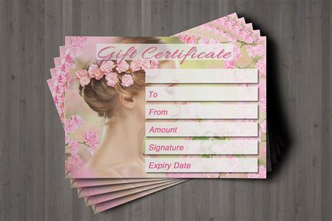 t voucher card for hairdressers beauty salons nail treatment sp beauty stationery