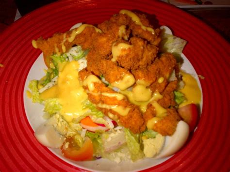Cajun Fried Chicken Salad From T Cajun Fried Chicken Recipes Food