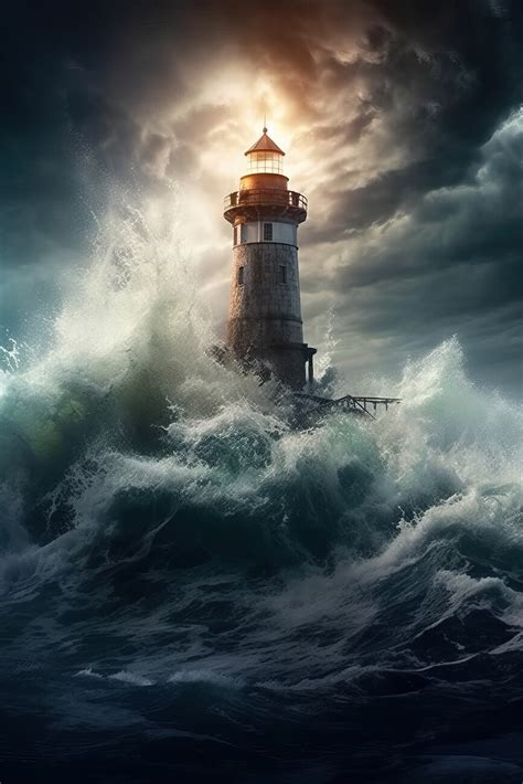 Lighthouse Storm Photography