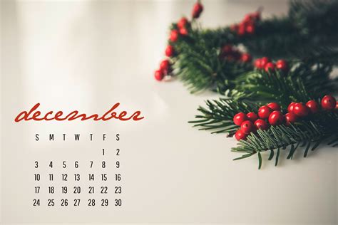 Christmas Calendar Desktop Wallpaper Amelie Marylee