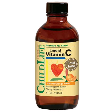 Liquid Vitamin C For Kids Childlife Essentials Awarded 1 Selling Brand