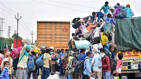 Study On Migrant Labourers Who Returned Home Shows Half Of Them Do Not