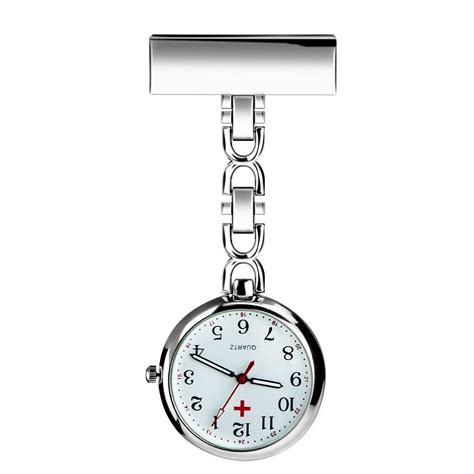 Buy Bestfire Nurse Lapel Pin Watch Clip On Hanging Medical Pocket Watch Men Women Quartz Hanging