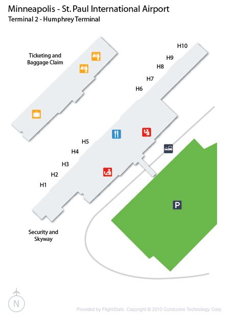 Msp Airport Terminal Map