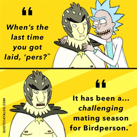 Rick And Morty Bird Person Etsy Bild