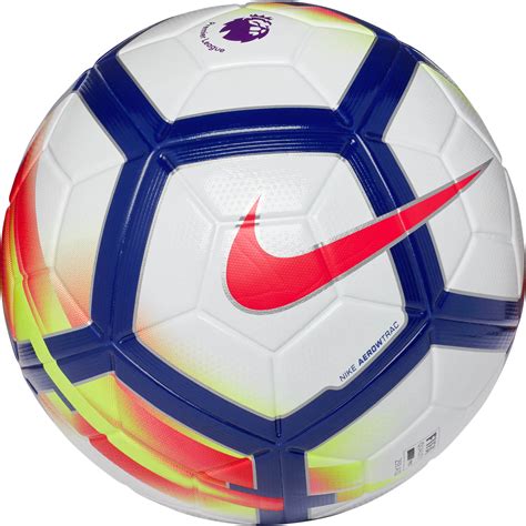 White And Crimson Nike Ordem V Premier League Match Soccer Ball