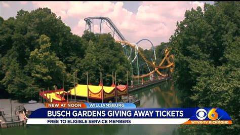 Busch gardens tampa bay tickets. Busch Gardens giving away free tickets to veterans