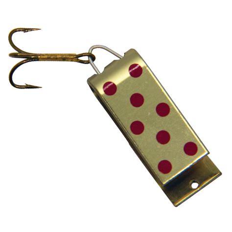 Spin A Lure Gold With Red Dots Jakes Lures