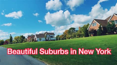 Beautiful Suburban Neighborhoods In New York Usa Driving Tour Youtube