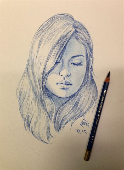 Side View Face Sketch At Explore Collection Of