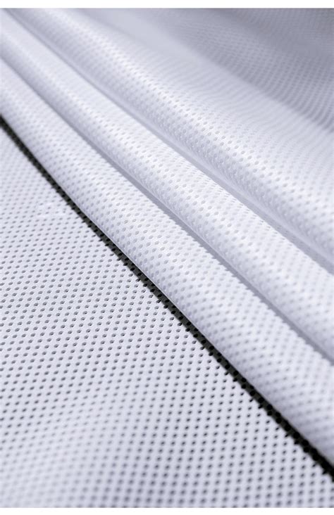 White Mesh Fabric Breathable Hollow Out Fabric Pure Color Etsy
