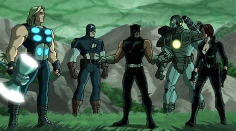 Black Widow Ultimate Avengers Marvel Animated Universe