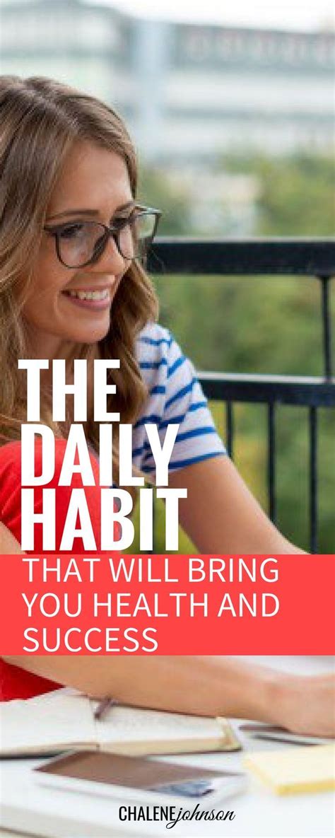 the daily habit that will bring you health and success in life - quotes ...