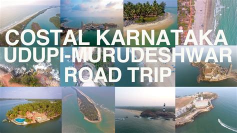 Udupi Murudeshwar Road Trip With A Drone Amazing Beaches Aerial