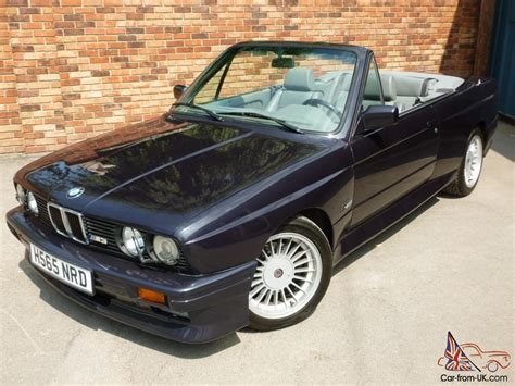 We do take a good look at the vehicles delivered to our premises for sale, but this only results in our unbiased personal observations, not those of a qualified inspector or other professional, or the result of a long test drive. 1990 BMW E30 M3 Convertible