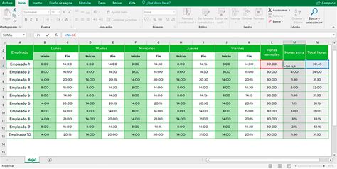 Descargar Plantilla Excel Para Calcular Horas Extras Mobile Legends