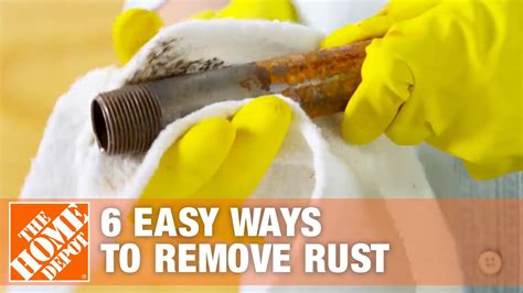 6 Easy Ways To Remove Rust From Tools And Hardware The Home Depot Youtube