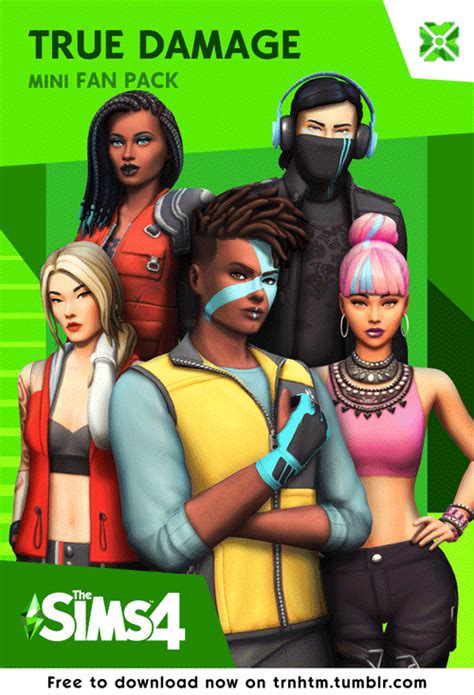 An Advertisement For The Sims 4 Game Featuring Three Young People With