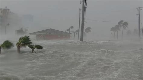 stunning video shows destructive power of hurricane ian youtube