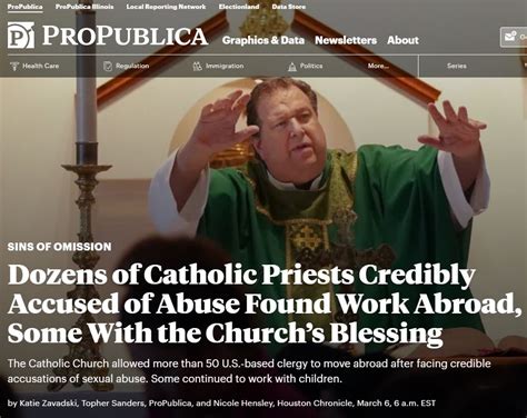 Catholic Church Exported Credibly Accused Priests The Reckoning