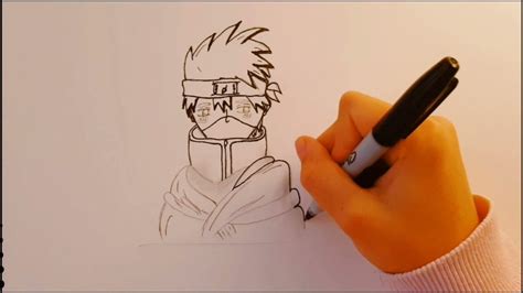 How To Draw Kakashi Drawing Anime At Home For Kids Youtube