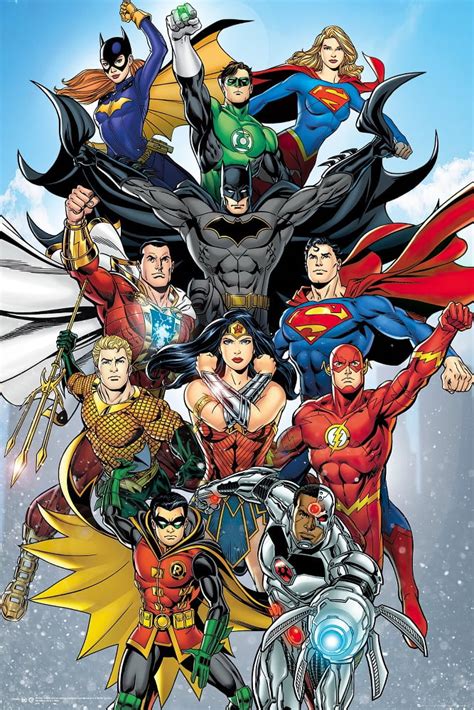 Justice League Comic Poster