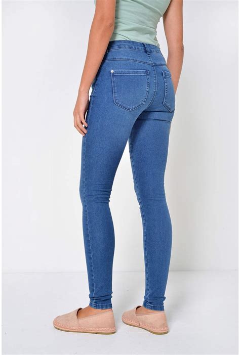 Only Royal Long Skinny Jeans In Medium Blue Iclothing