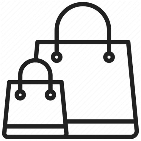 Shopping Bag Shopper Paper Bags T Bags Ecommerce Icon Download
