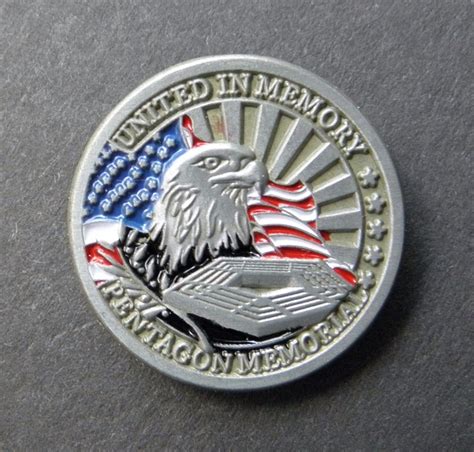 September 11 2001 Pentagon Memorial 911 Lapel Pin Badge 1 Inch