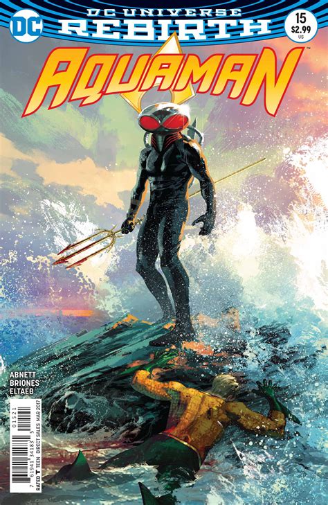 Aquaman 15 Cover Art By Joshua Middleton As A Black Manta Fan This