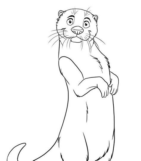Otter Coloring Pages For Adults Sducartelca
