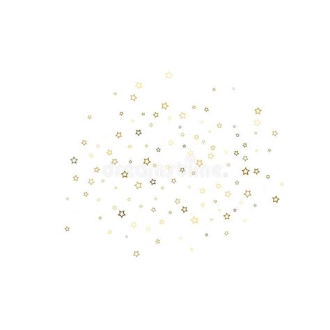 Gold Glitter Confetti Sparkle Stock Illustration Illustration Of