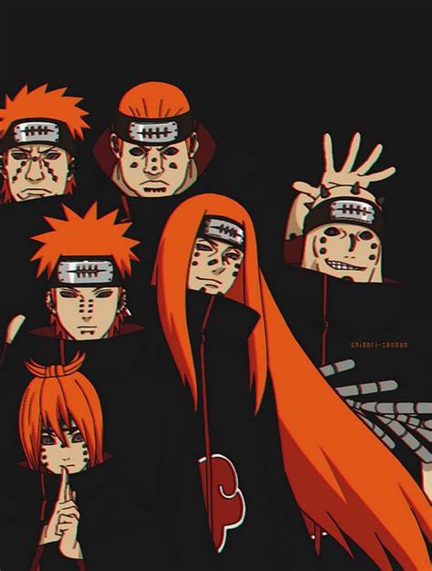 Six Paths Of Pain Naruto Pinterest