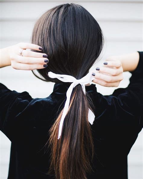 simple elegant hairstyle ribbon hair tie kathrynhadel ribbon hair ties elegant hairstyles
