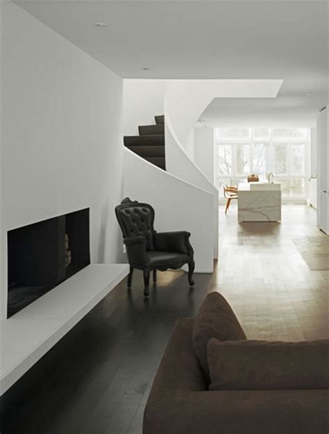 Moderna Casa En Blanco Y Negro Decoracionin