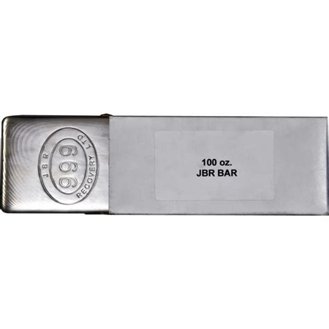 Buy The 100 Oz Jbr Silver Bar New Monument Metals
