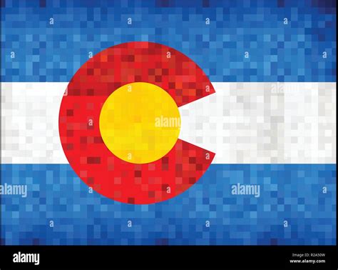 Grunge Colorado Map With Flag Inside Illustration Map Of Colorado