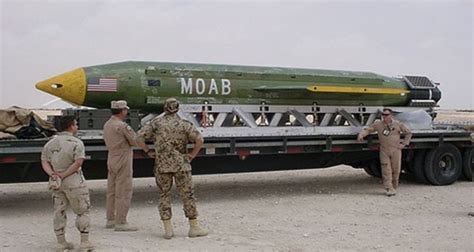 البنتاغون الجيش الأمريكي قصف ” داعش ” في أفغانستان بأكبر قنبلة غير