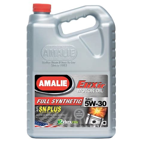 Amalie Elixir Full Synthetic 5w 30 Engine Oil Amalie