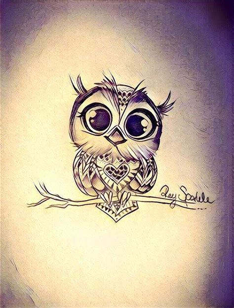 Owl Cute Tattoo Tattoo Pinterest Owl Tattoo And