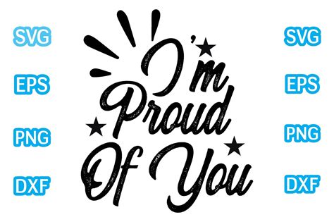 Im Proud Of You Graphic By Crafted Wonders · Creative Fabrica