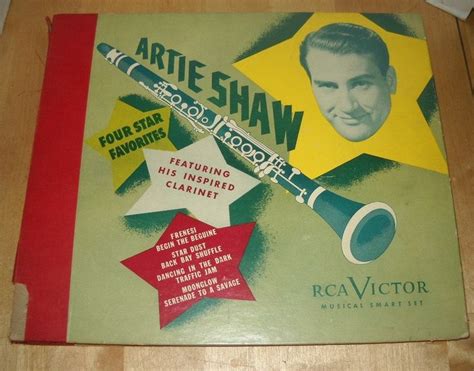 78 Rpm Artie Shaw Four Star Favorites Rca Victor P 85 Album With One Phonograph Record Seranade