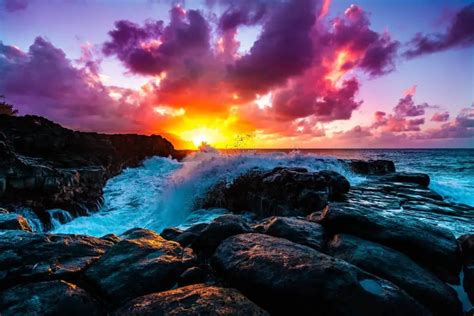 Sunset In Kauai