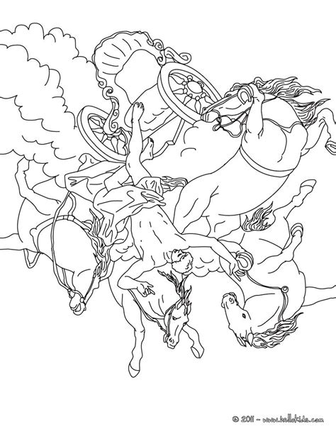 I struggled a bit making these pages. GREEK MYTHS AND HEROES coloring pages - PHAETON AND THE ...