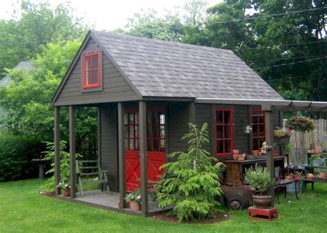 20 Extraordinary Backyard Storage Shed Makeover Design Ideas With