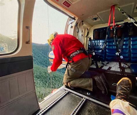 Rangers Helicopters Rescue Two Hikers From Adirondack High Peaks